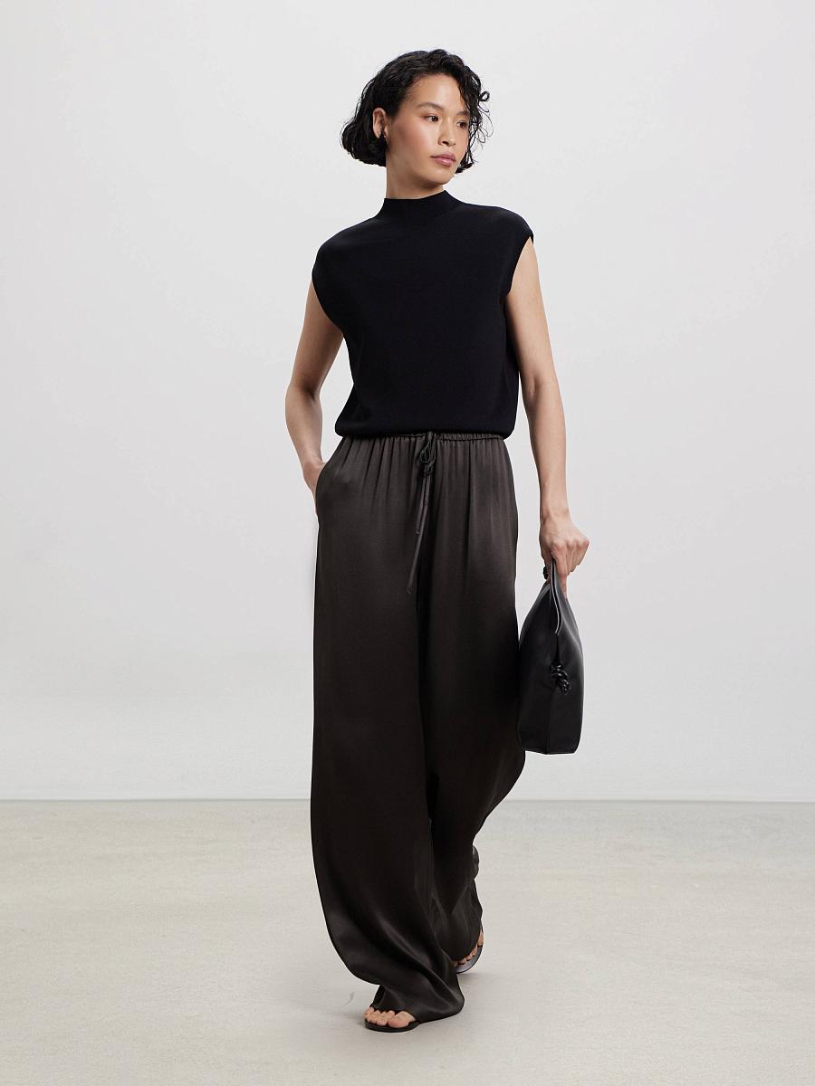 LWWL-075009 Трикотажная блузка (черный, M)