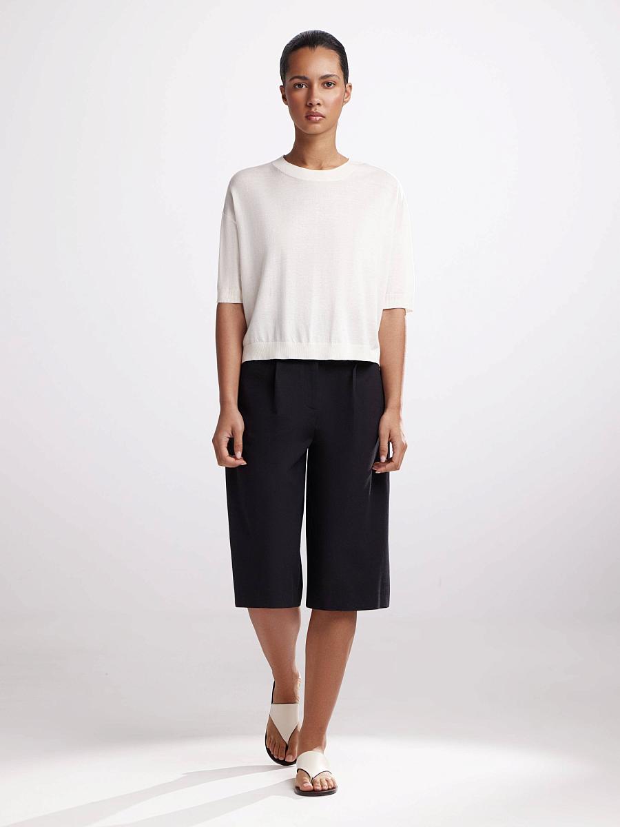 LWWL-075032 Трикотажная блузка (молочный, S)