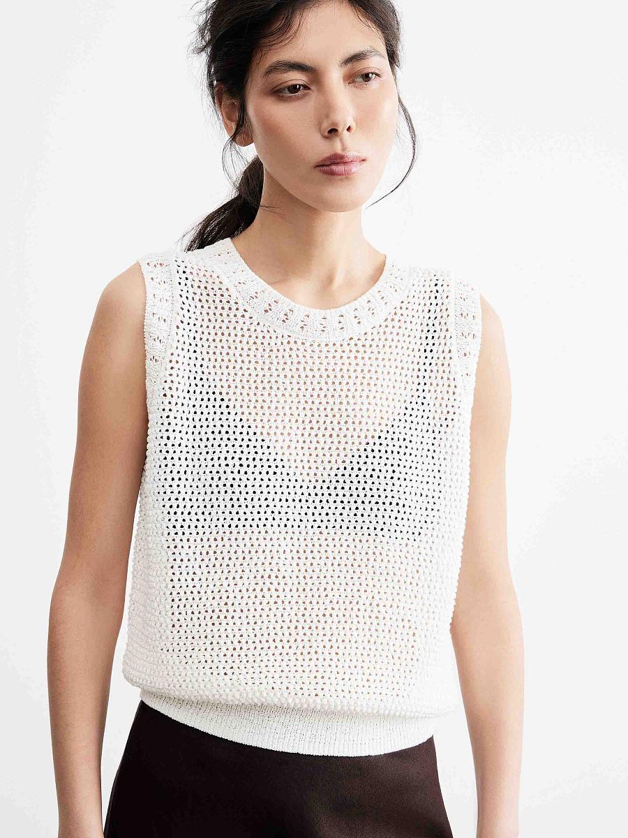 LWWA-076028 Топ трикотажный (кремовый, S)