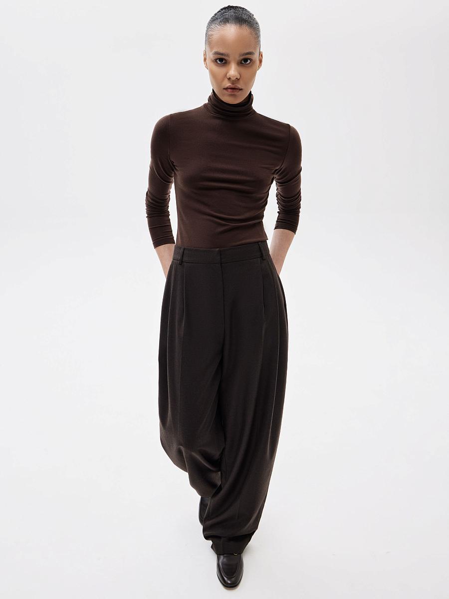 LWWN-615004 Водолазка (коричневый, S)