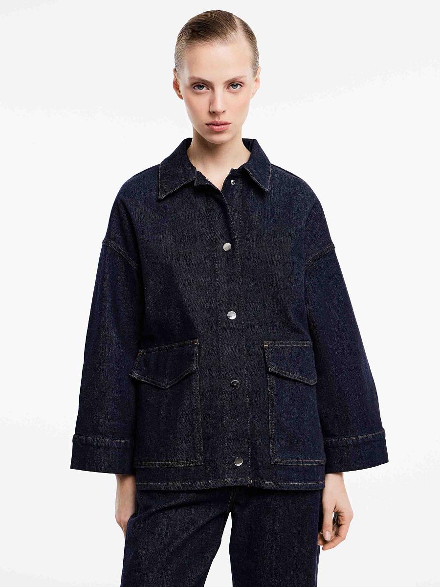 LWWN-555001 Джинсовый жакет (темно-синий, XS)
