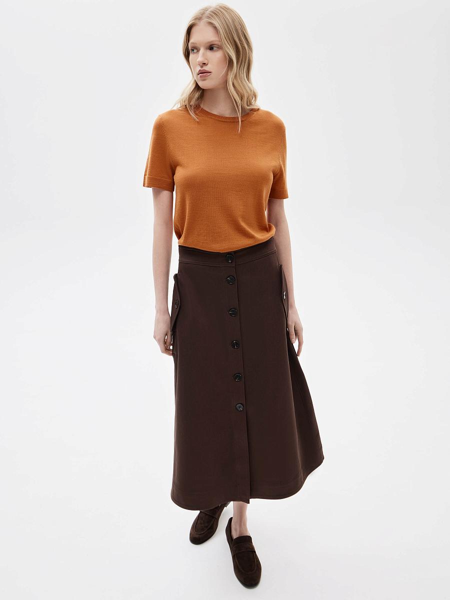 LWWA-035022 Юбка (коричневый, XS)