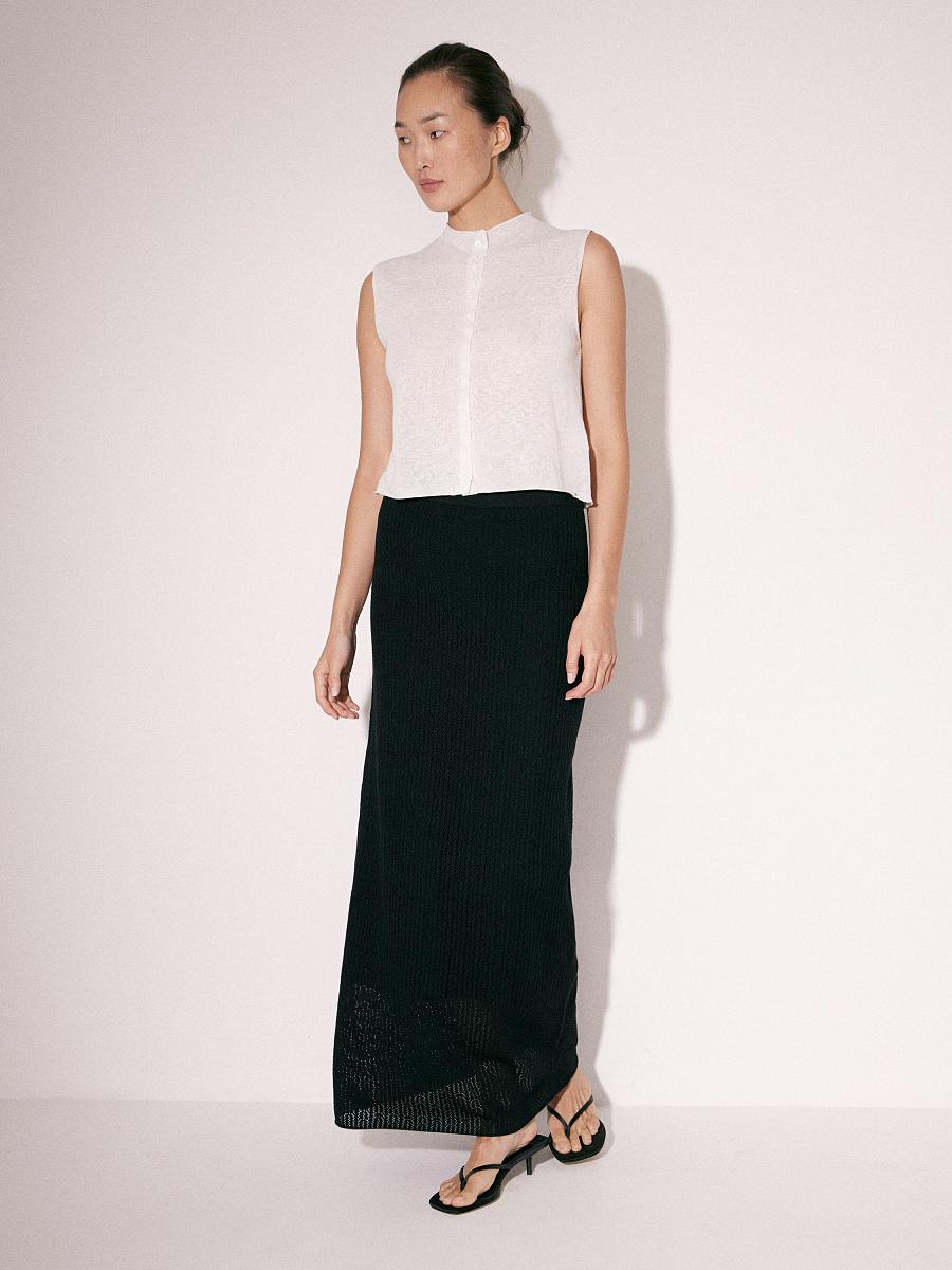 LWWA-816001 Юбка трикотажная (черный, S)