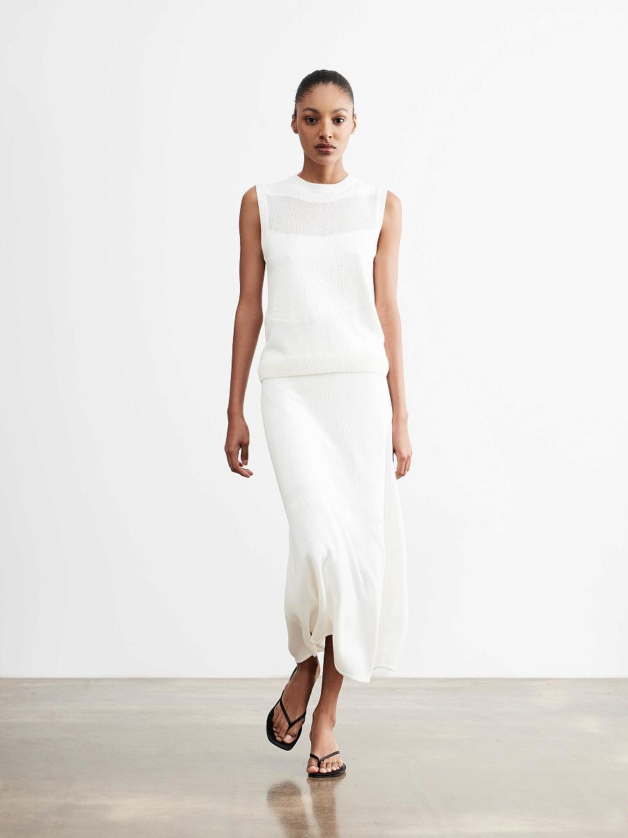 LWWL-815001 Юбка трикотажная (белый, S)