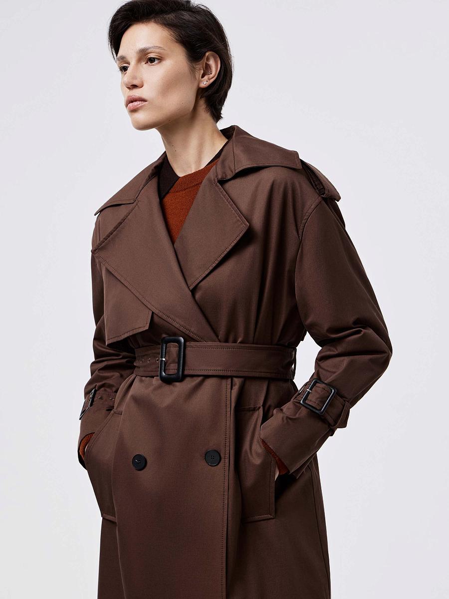 LWWN-365004 Тренч (коричневый, XS)