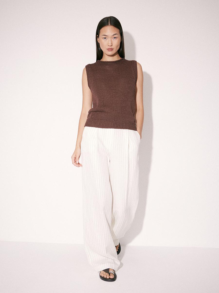 LWWA-135049 Брюки (кремовый, XS)