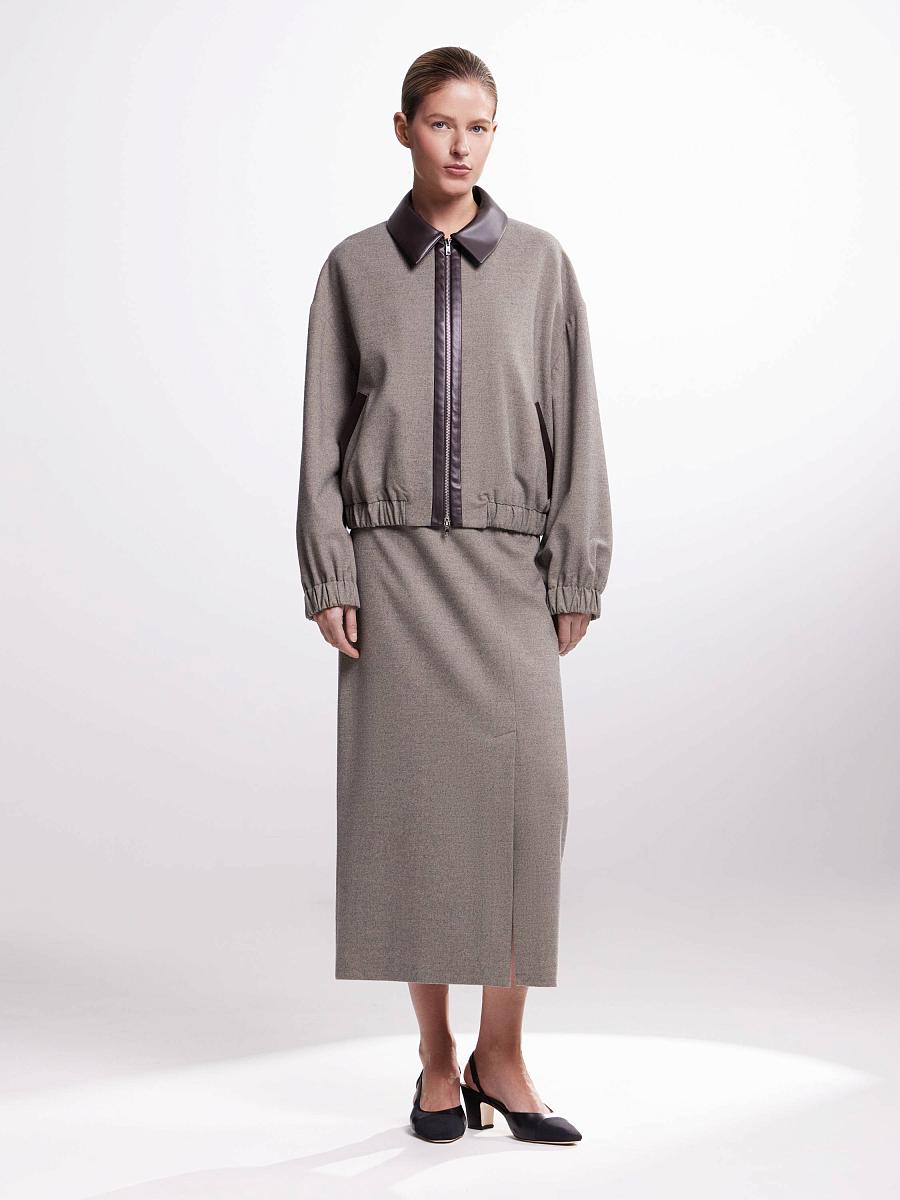 LWWL-565010 Бомбер (коричневый, XS)