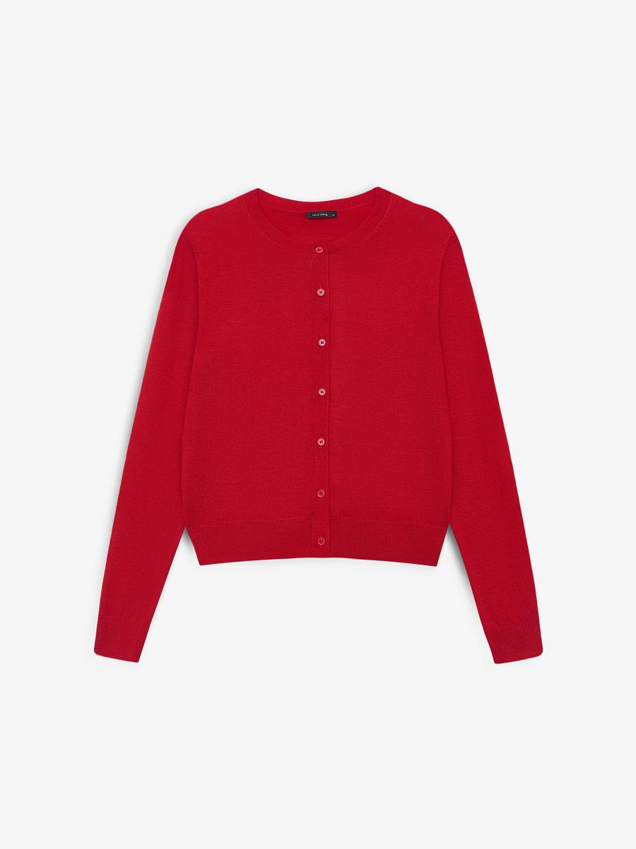 LWWA-206006 Кардиган (красный, S)