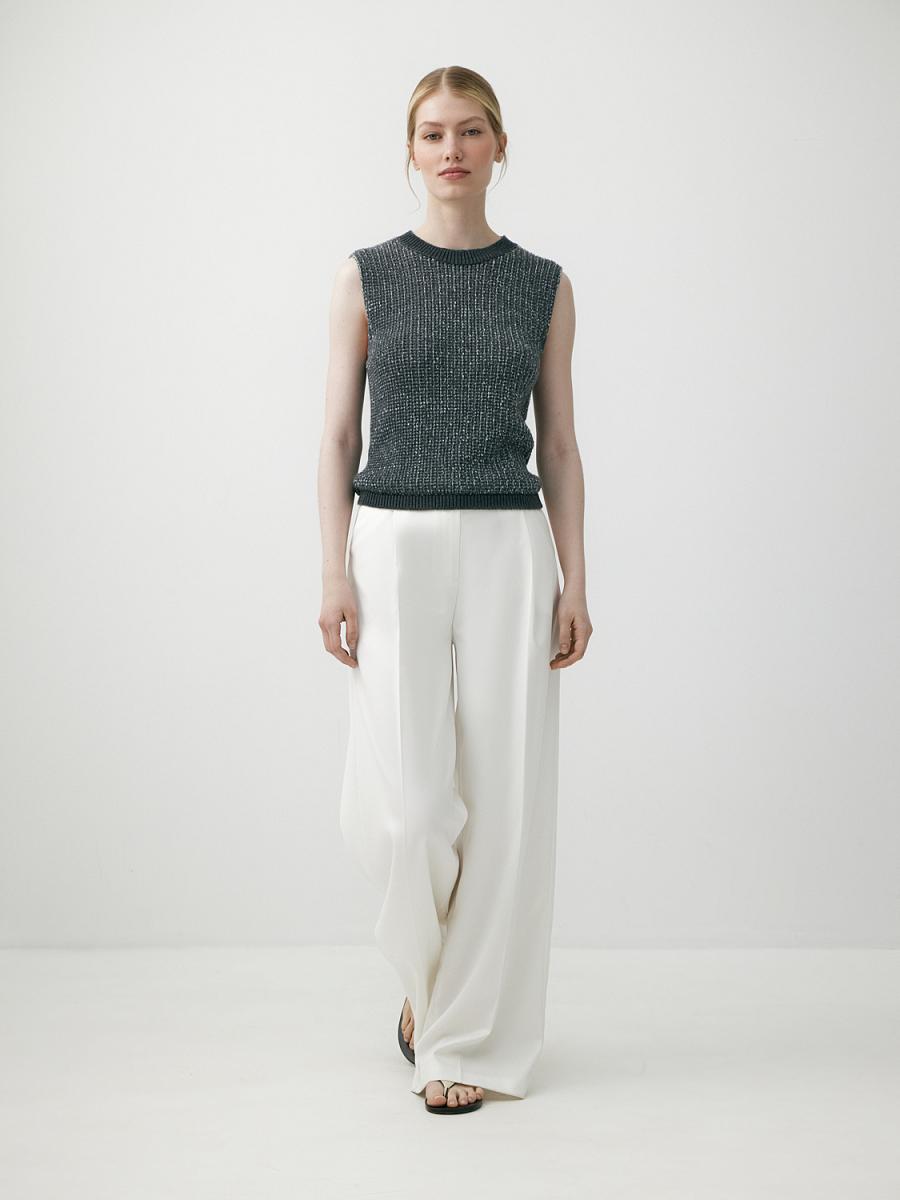 LWWL-075017 Трикотажная блузка (серый, S)