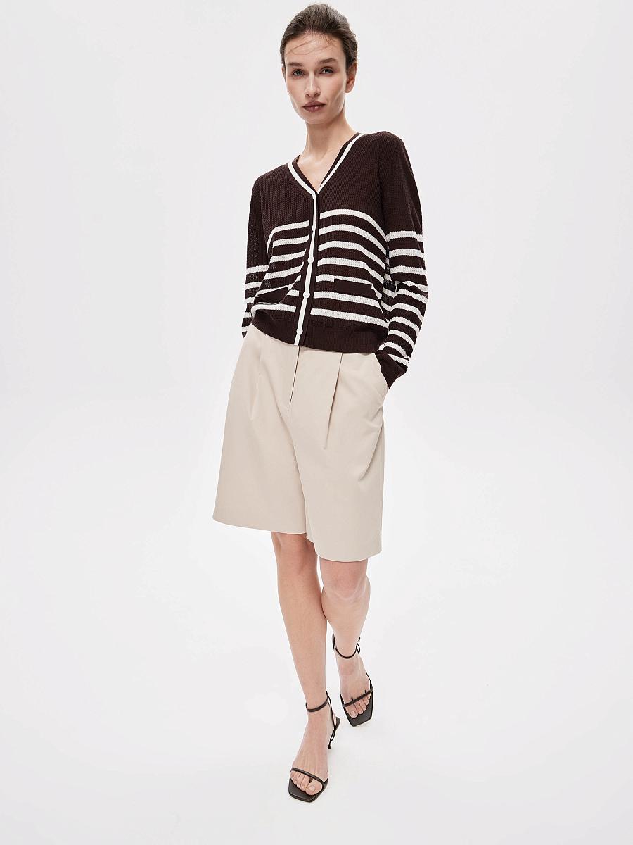 LWWA-206010 Кардиган (коричневый, S)