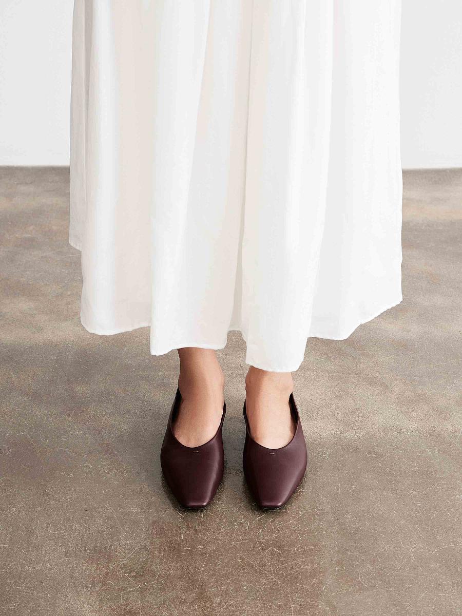 LWWA-276002 Балетки (бордовый, 40)