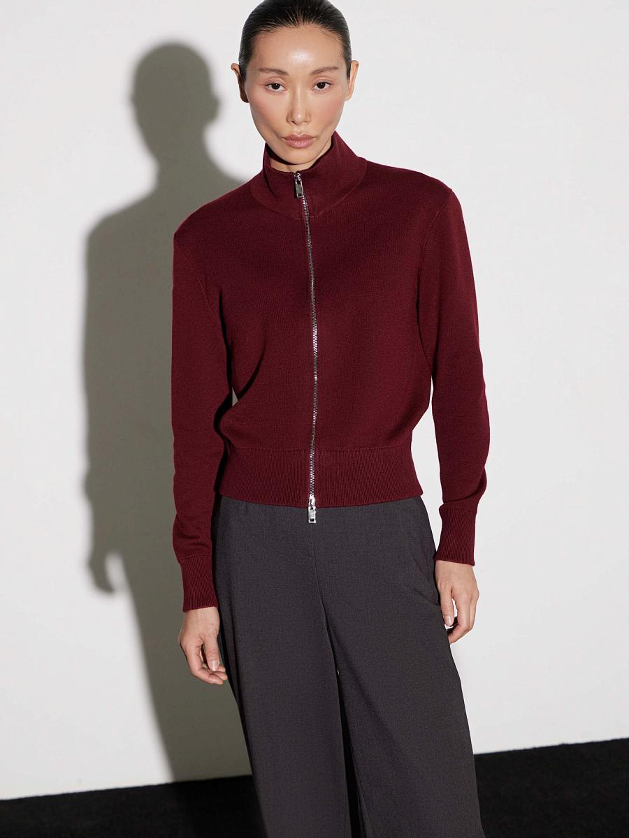 LWWN-205007 Кардиган (бордовый, M)