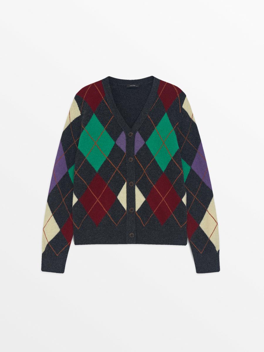 LWWN-206066 Кардиган (серый, M)