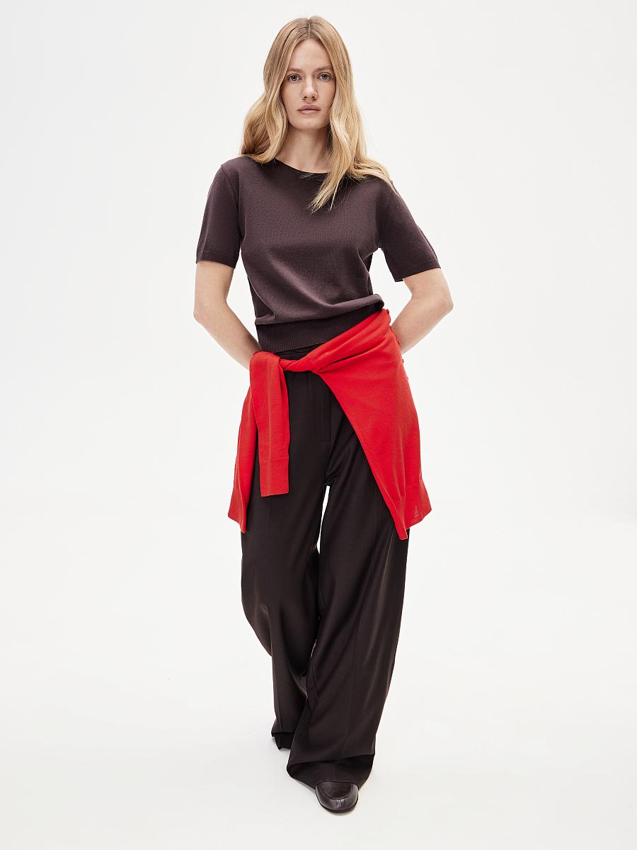 LWWA-076015 Топ трикотажный (темно-коричневый, S)