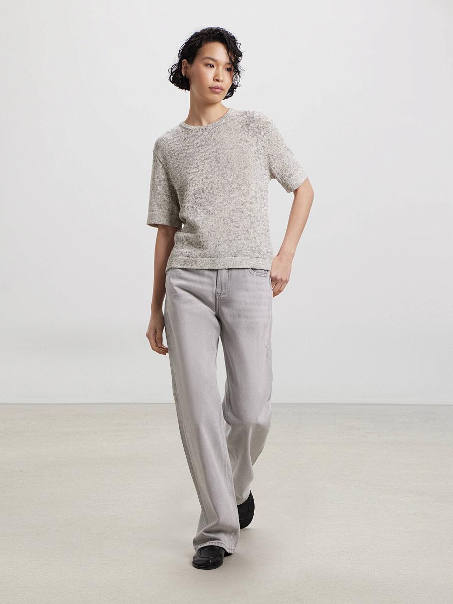 LWWL-075023 Трикотажная блузка (серый, S)