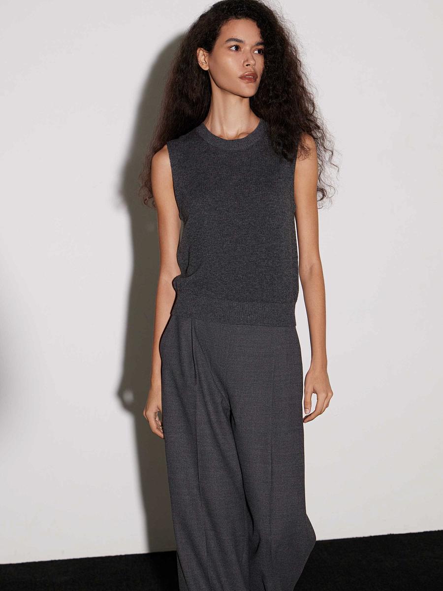 LWWN-075007 Топ трикотажный (серый, S)