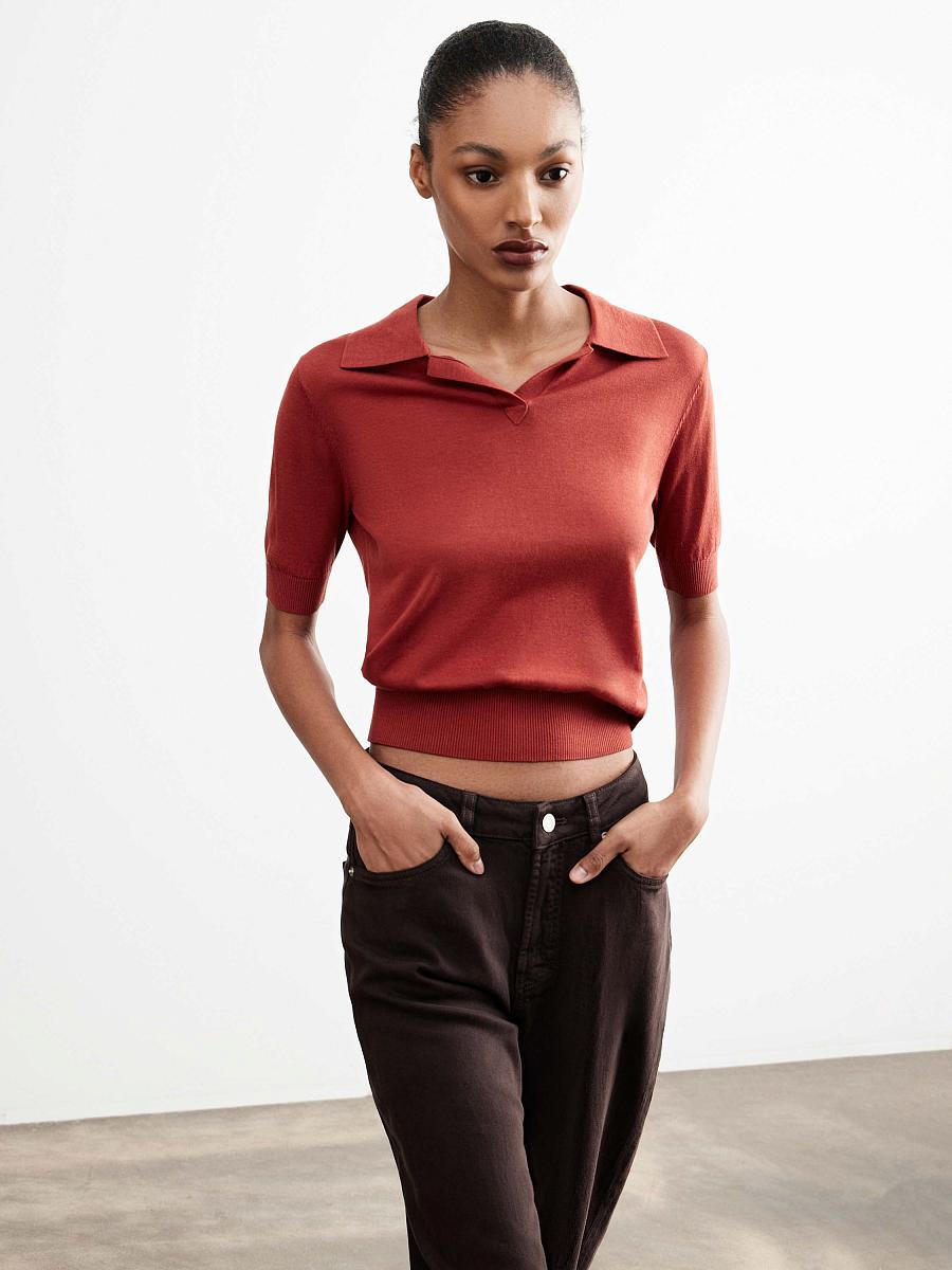 LWWA-076020 Топ трикотажный (терракотовый, S)