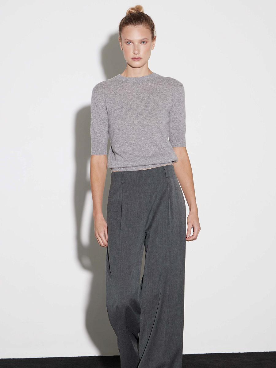 LWWN-075001 Топ трикотажный (серый, S)