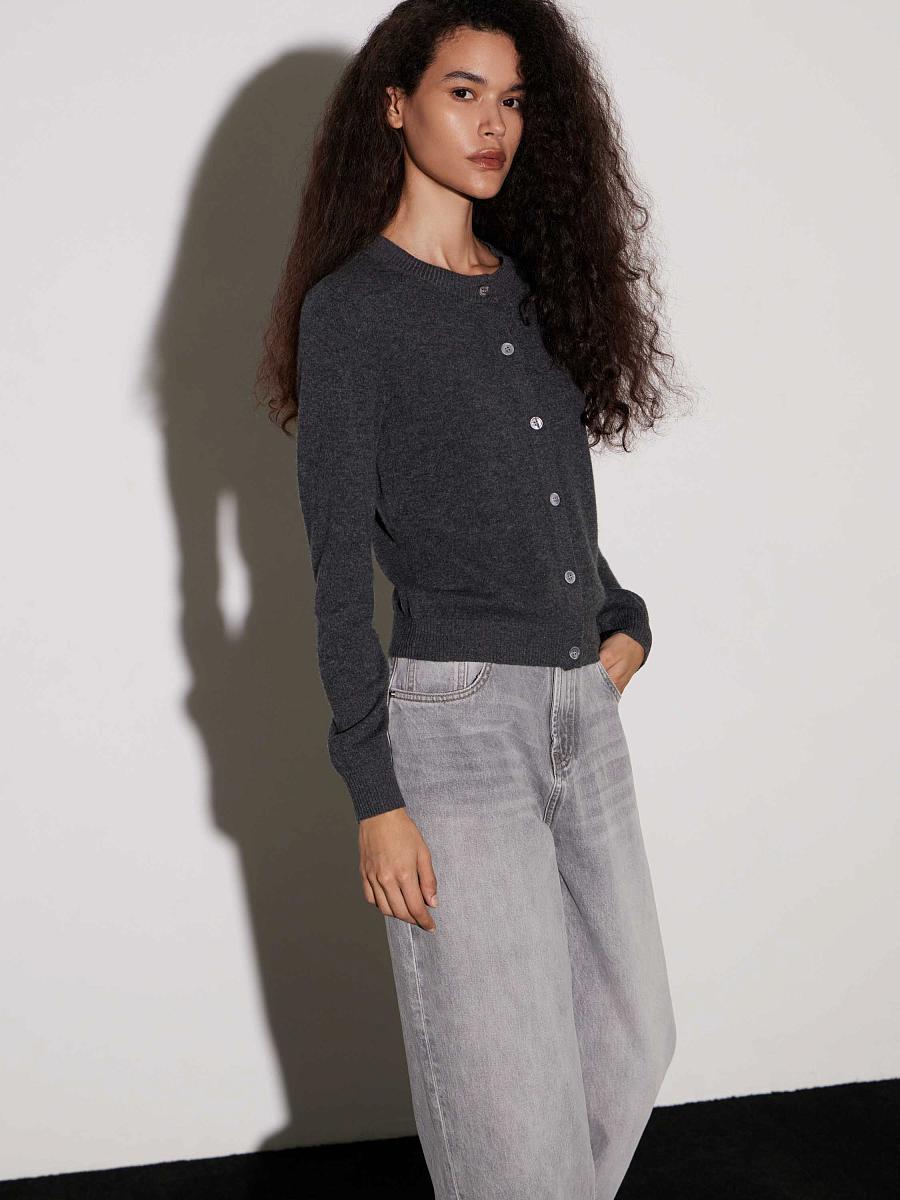 LWWN-205023 Кардиган (серый, S)