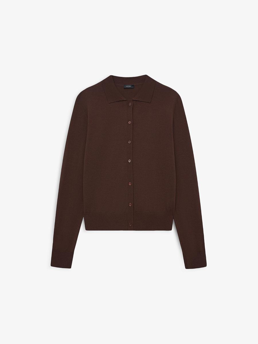LWWA-206004 Кардиган (кофейный, L)