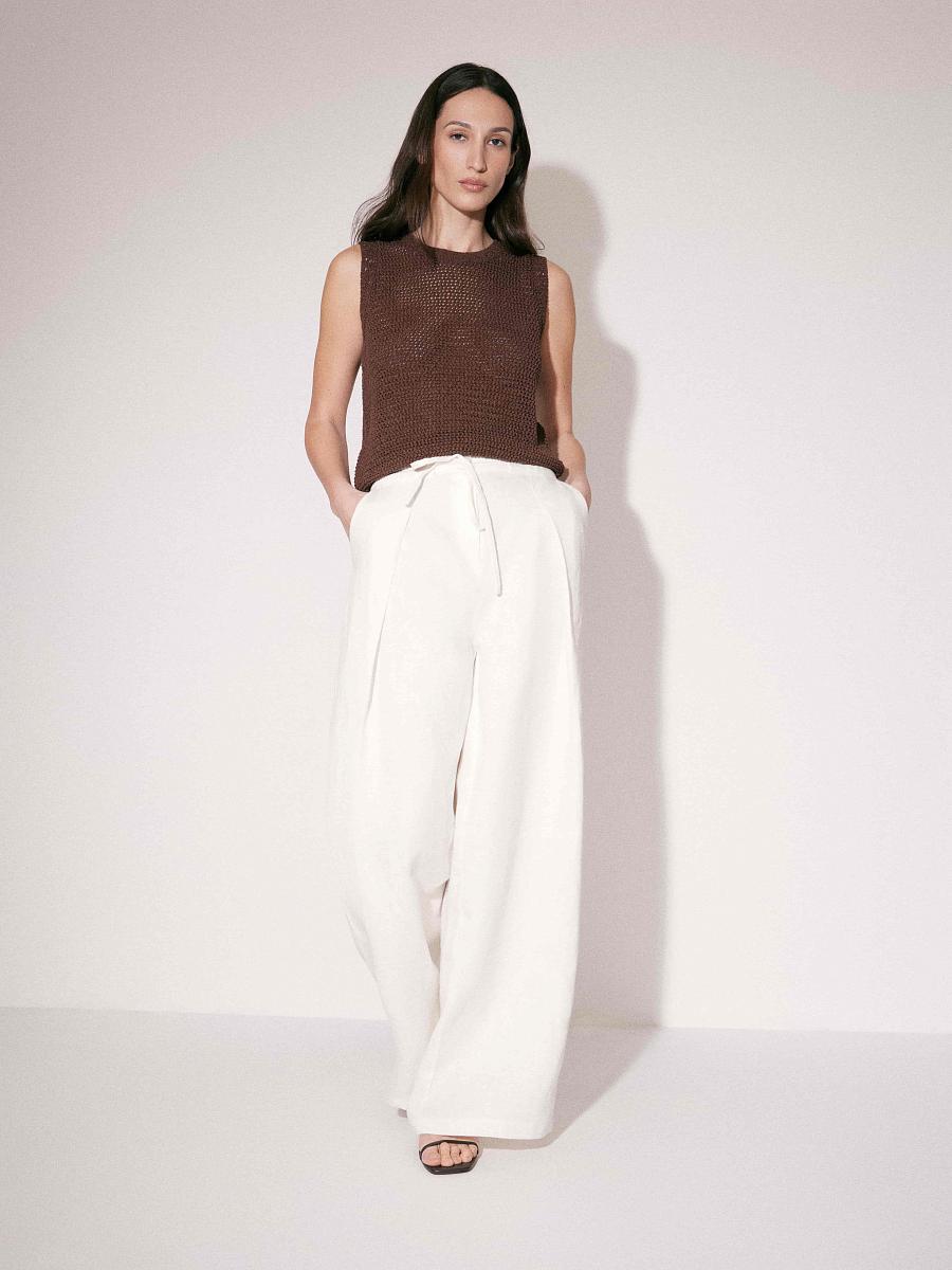 LWWA-076028 Топ трикотажный (коричневый, S)