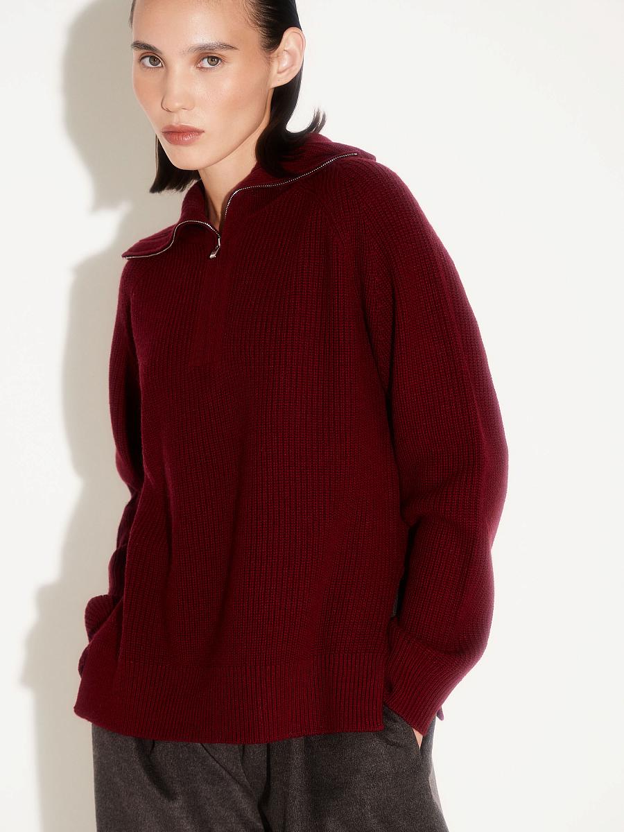 LWWN-345005 Джемпер (бордовый, XS)