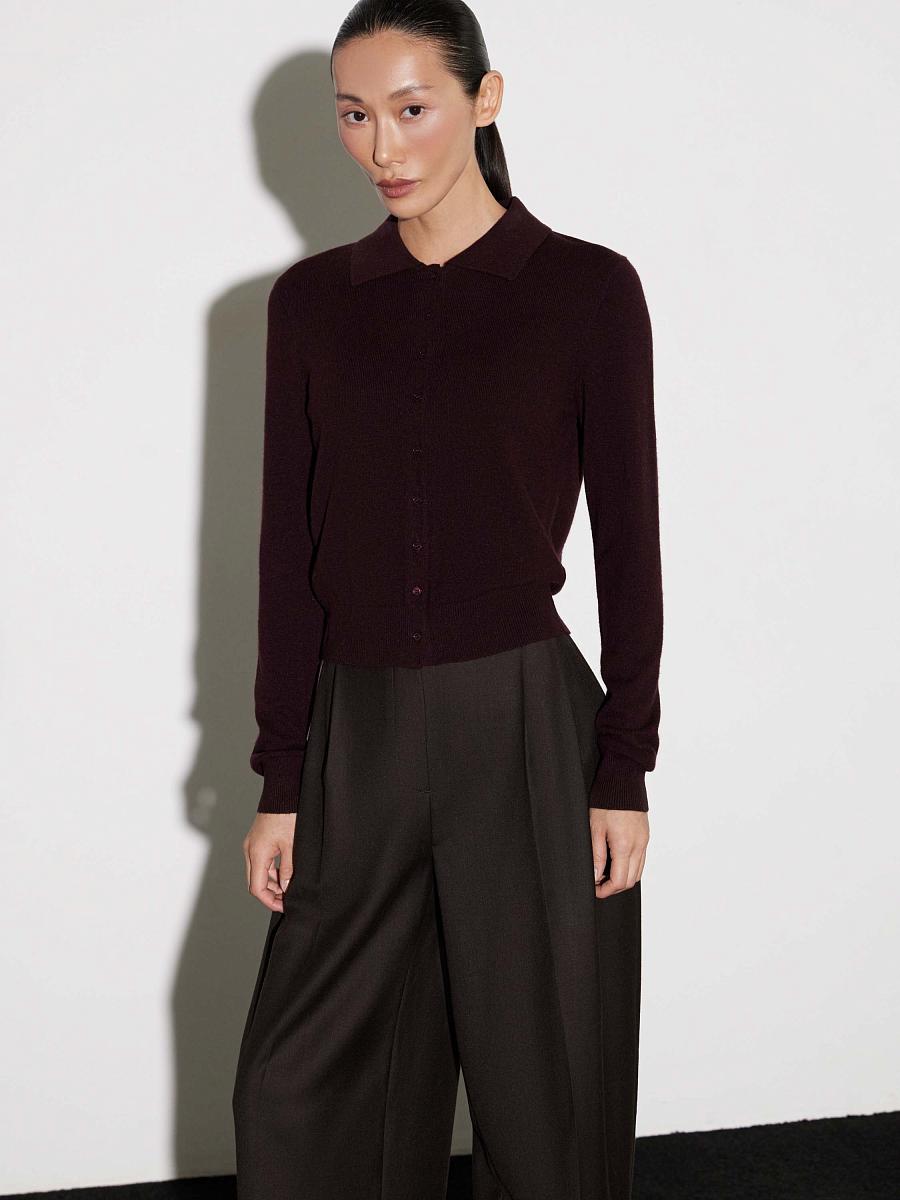 LWWN-205020 Кардиган (бордовый, S)