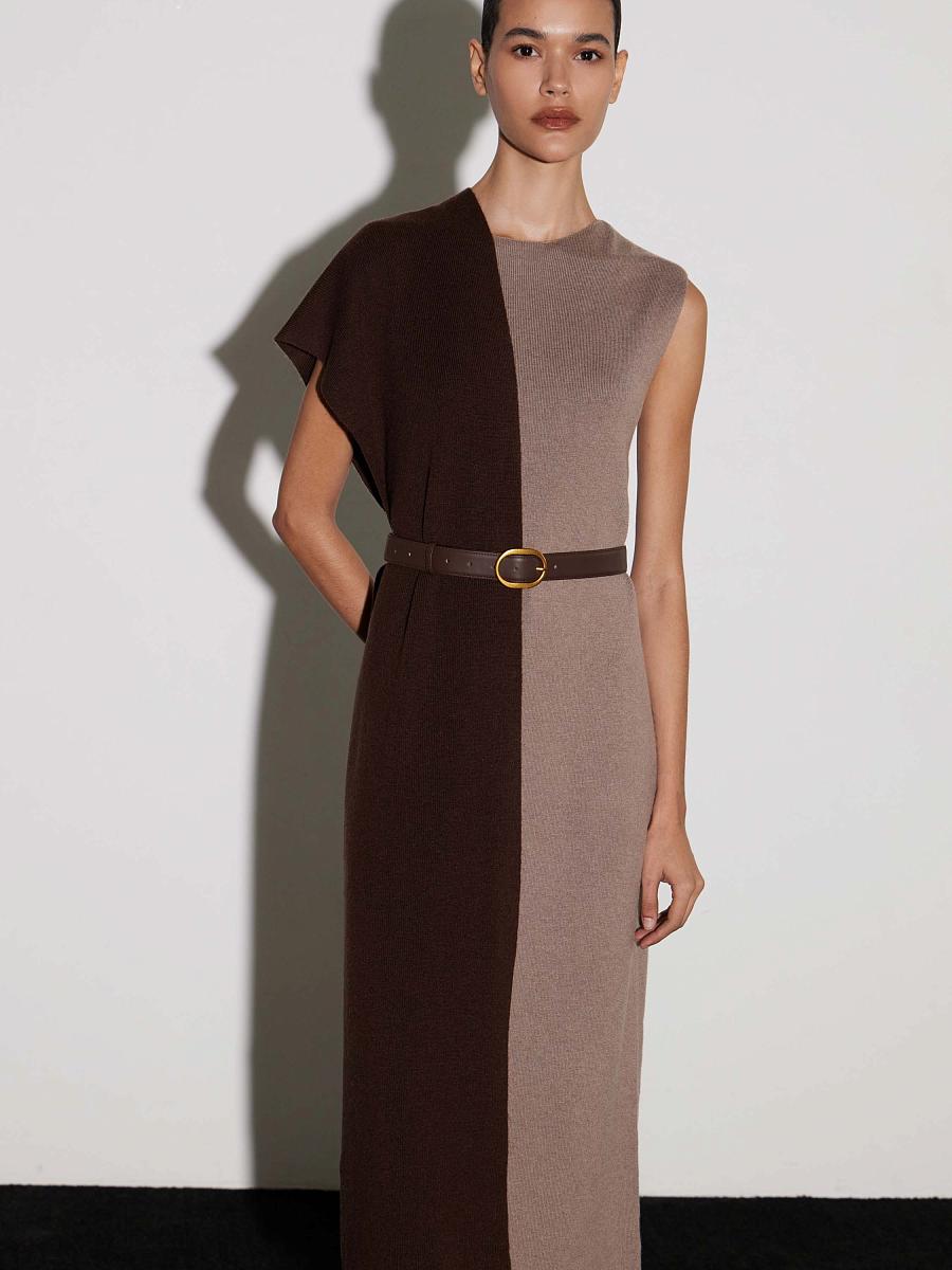 LWWN-186001 Шарф (темно-коричневый, S)