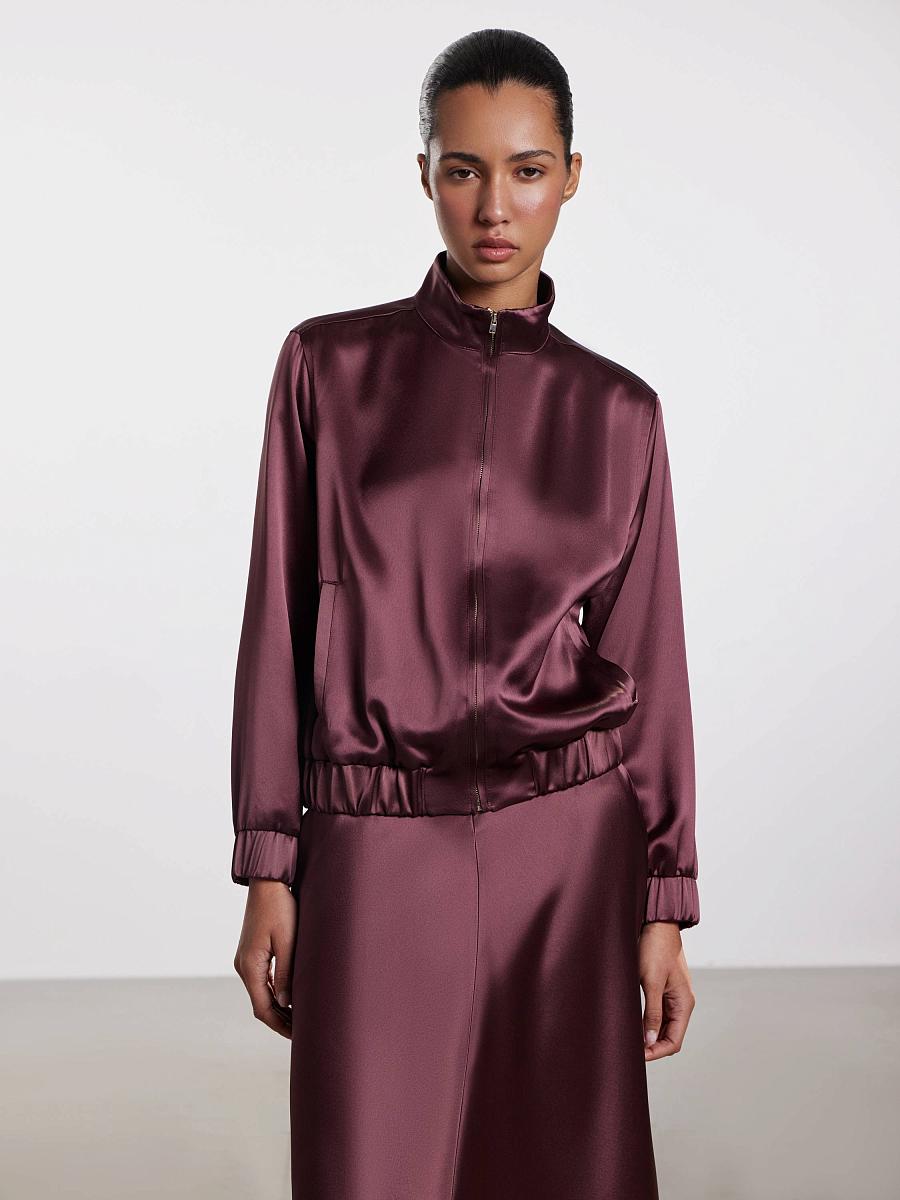 LWWL-565007 Бомбер (Сливовый, XS)