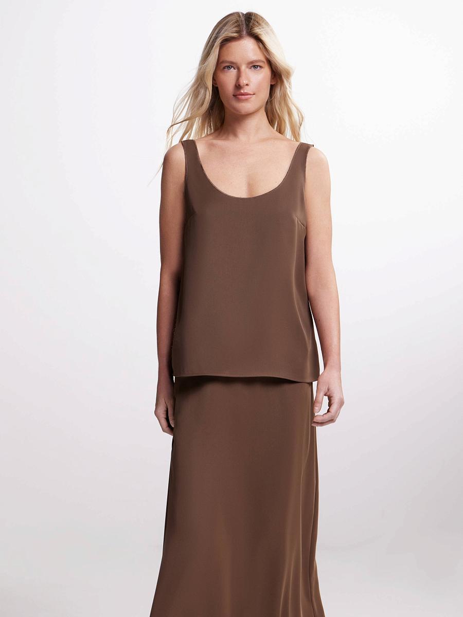 LWWL-375032 Топ (коричневый, XS)