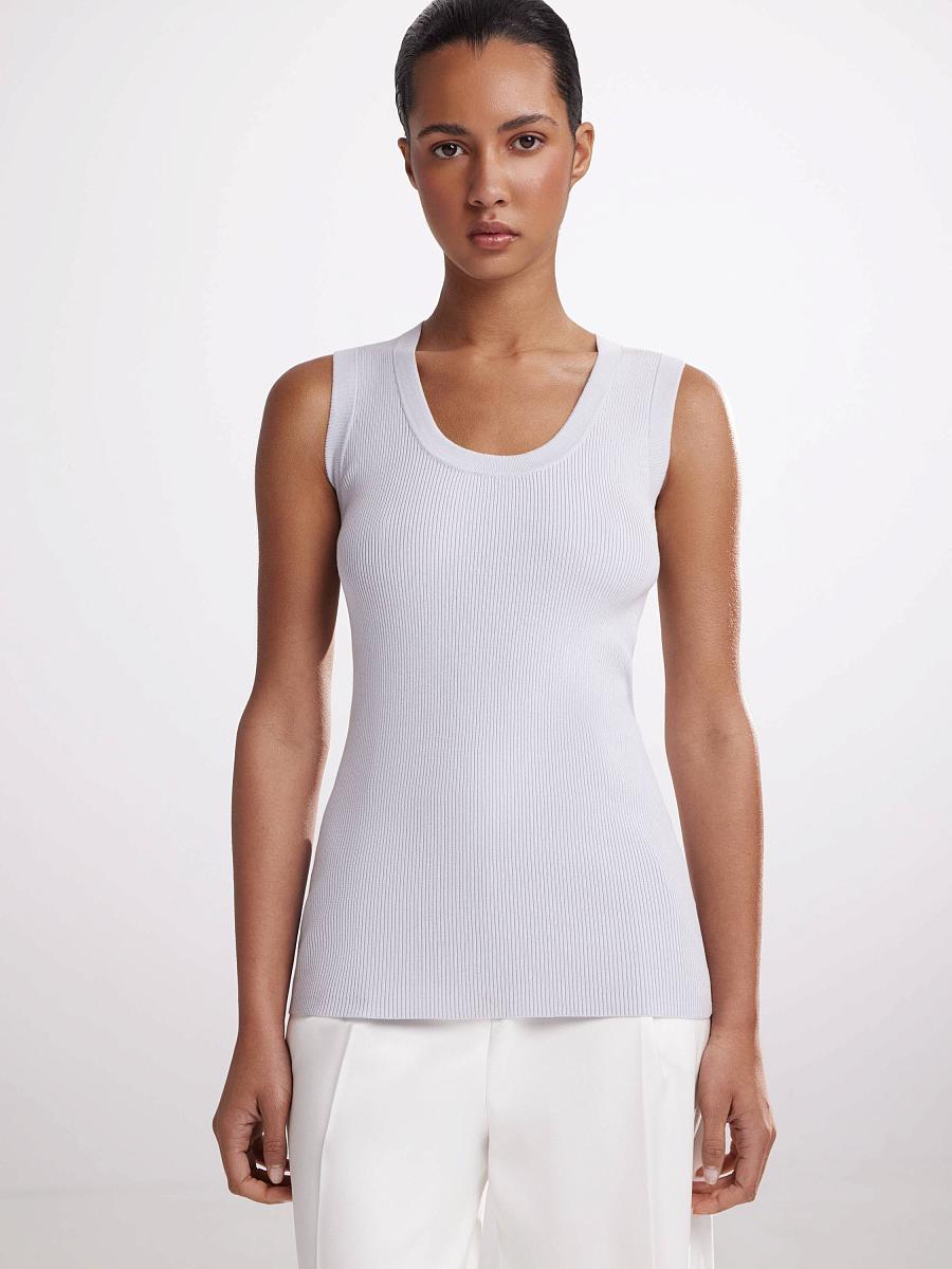 LWWL-075018 Трикотажная блузка (голубой, S)