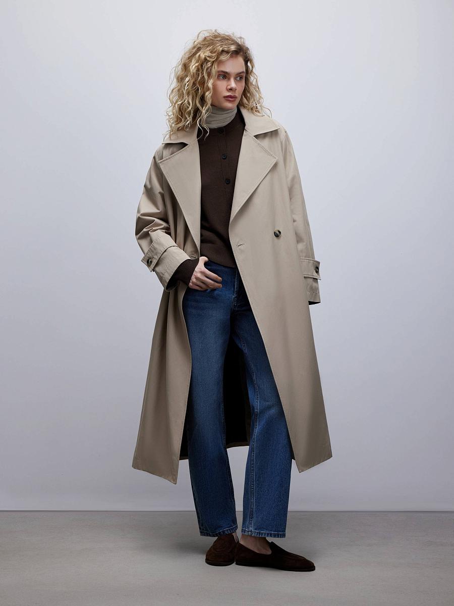 LWWL-365003 Тренч (бежевый, XS)