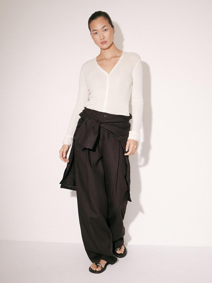 LWWA-206012 Кардиган (кремовый, S)