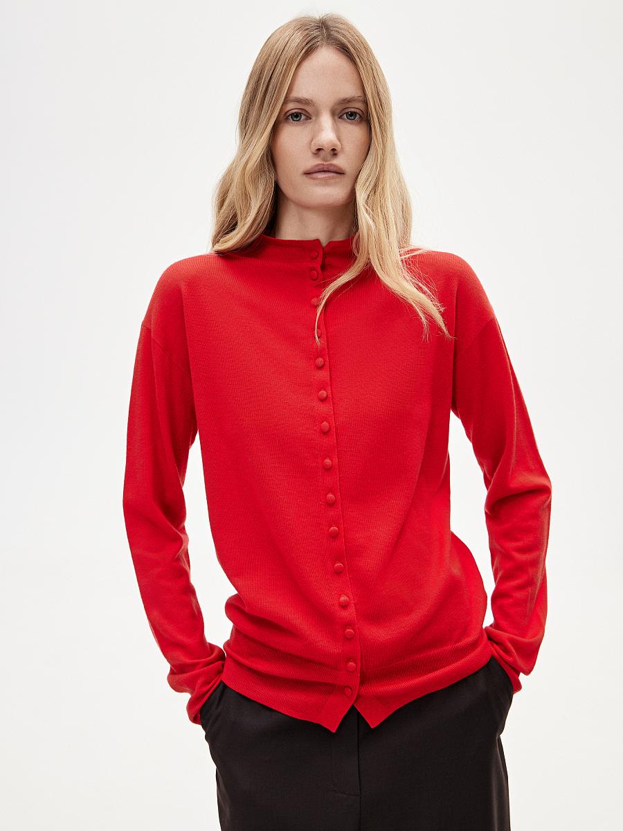 LWWA-206015 Кардиган (красный, S)