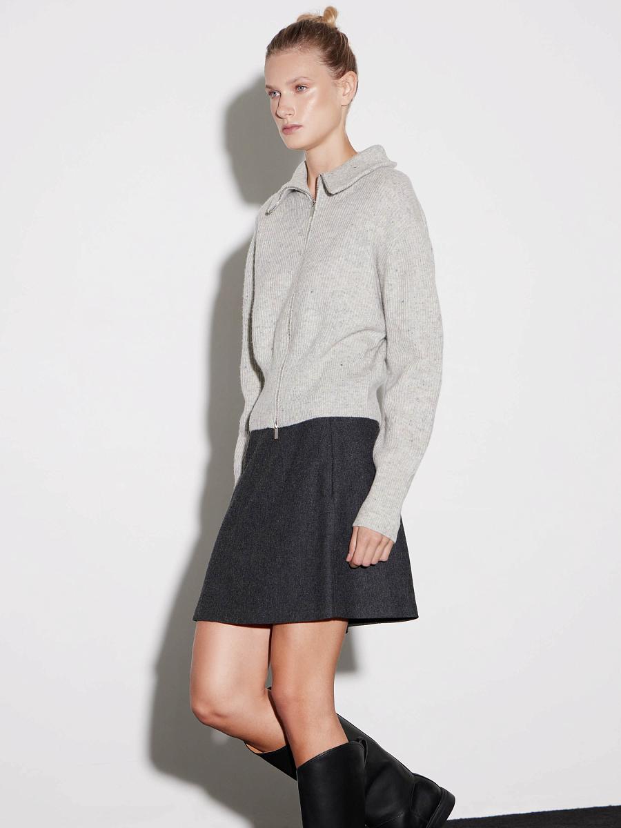 LWWN-035008 Юбка (серый, L)