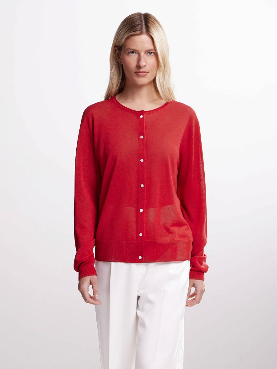 LWWL-205008 Кардиган (красный, S)