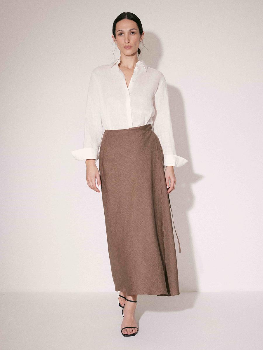 LWWA-035027 Юбка (коричневый, XS)