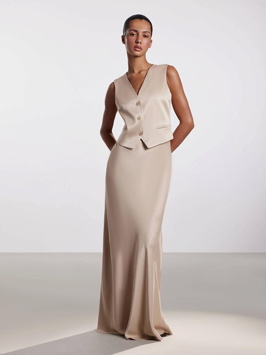 LWWL-035024 Юбка (бежевый, XS)