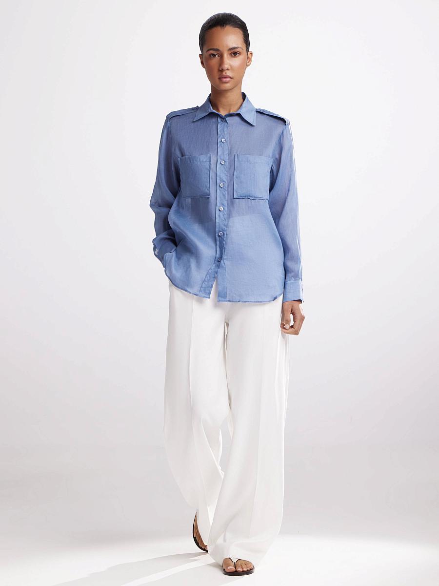 LWSL-105117 Рубашка (темно-синий, XS)