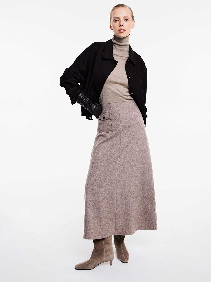 LWWN-035052 Юбка (коричневый, XS)