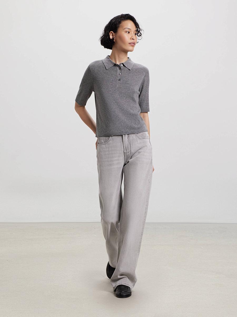 LWWL-075016 Трикотажная блузка (серый, M)