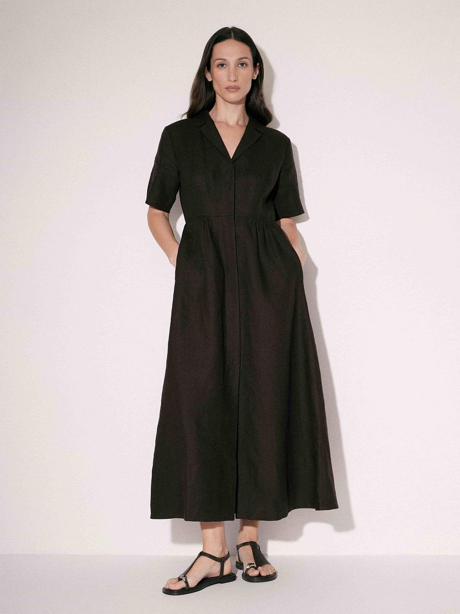 LWWA-025063 Платье (Темно-Коричневый, XS)