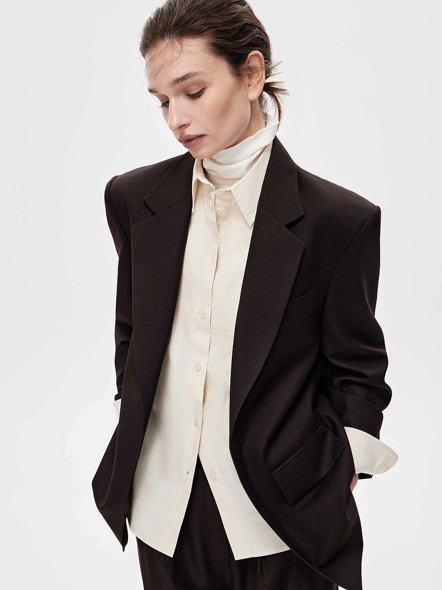 LWWN-125012 Жакет (коричневый, S)