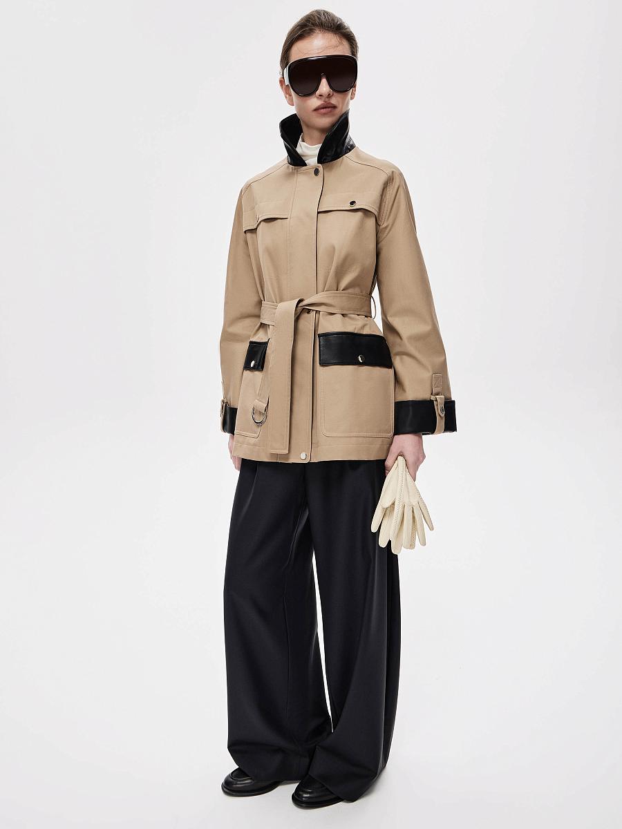 LWWA-365002 Тренч (бежевый, XS)