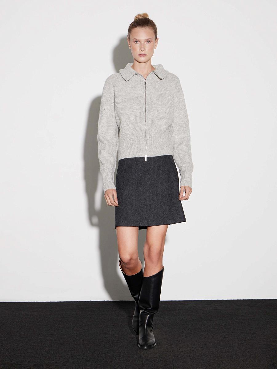 LWWN-205015 Кардиган (светло-серый, S)