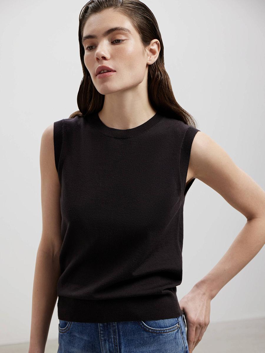 LWWL-075022 Трикотажная блузка (коричневый, S)