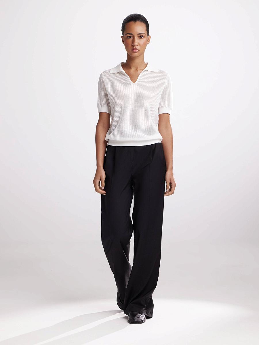 LWWL-075010 Трикотажная блузка (белый, M)