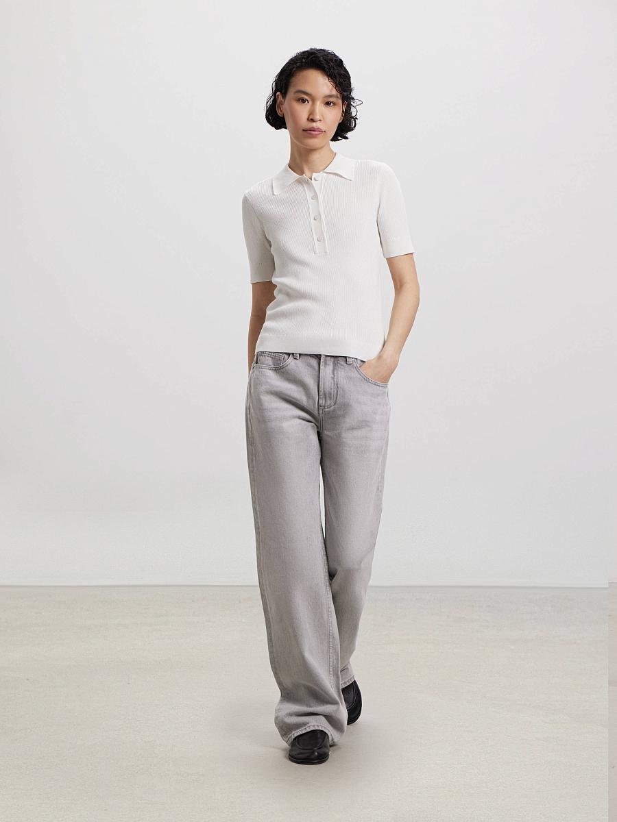 LWWL-075006 Трикотажная блузка (белый, M)