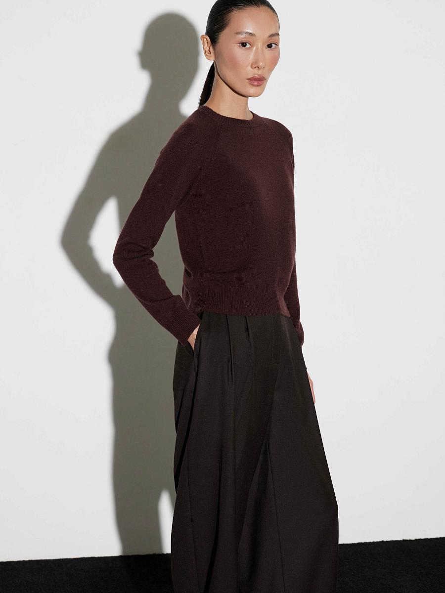 LWWN-345003 Джемпер (темно-коричневый, S)