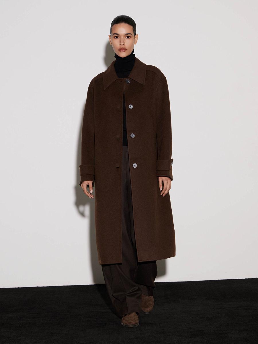 LWWN-045005 Пальто (темно-коричневый, S)